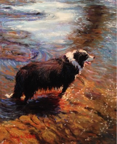 "Cooling Off" original fine art by Cindy Gillett "Cooling Off" original fine art by Cindy Gillett
