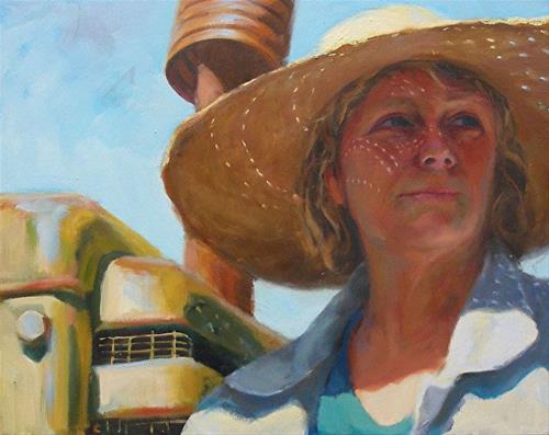 "Aunt Mabry" original fine art by Wendy Brayton "Aunt Mabry" original fine art by Wendy Brayton