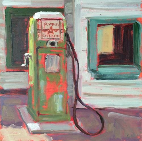 "Old Pump" original fine art by Deborah Newman "Old Pump" original fine art by Deborah Newman