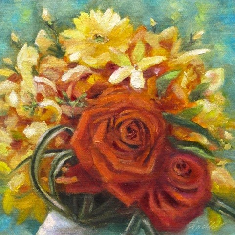 "Sunny Day" original fine art by Pat Fiorello "Sunny Day" original fine art by Pat Fiorello
