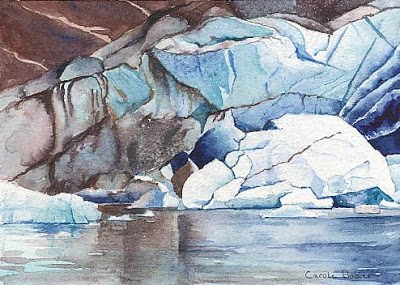 "Reid Glaicier #2" original fine art by Carole Baker "Reid Glaicier #2" original fine art by Carole Baker