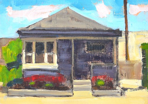 "Purple House Redux" original fine art by Kevin Inman "Purple House Redux" original fine art by Kevin Inman