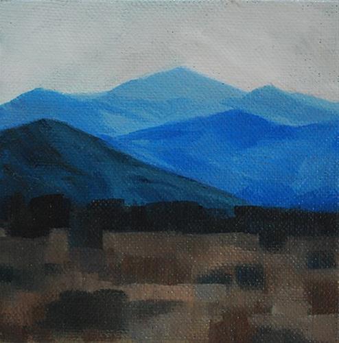 "Blue Mountains" original fine art by J M Needham "Blue Mountains" original fine art by J M Needham