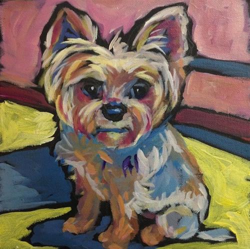"Oscar" original fine art by Kat Corrigan "Oscar" original fine art by Kat Corrigan