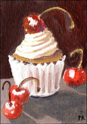 "Something Sweet" original fine art by Patricia Ann Rizzo "Something Sweet" original fine art by Patricia Ann Rizzo