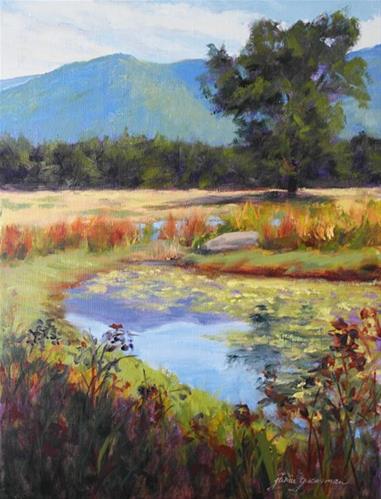 "Mountain Reflections" original fine art by Jamie Williams Grossman "Mountain Reflections" original fine art by Jamie Williams Grossman