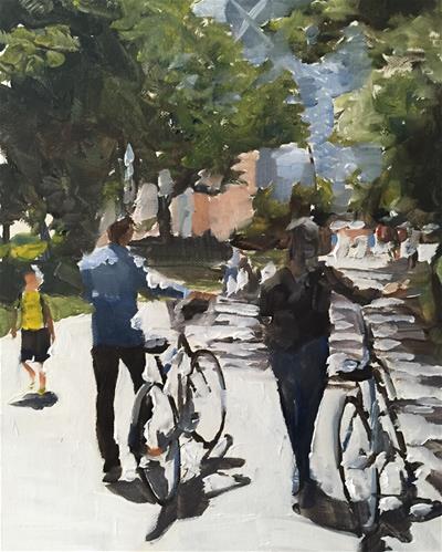 "Central Park" original fine art by James Coates "Central Park" original fine art by James Coates