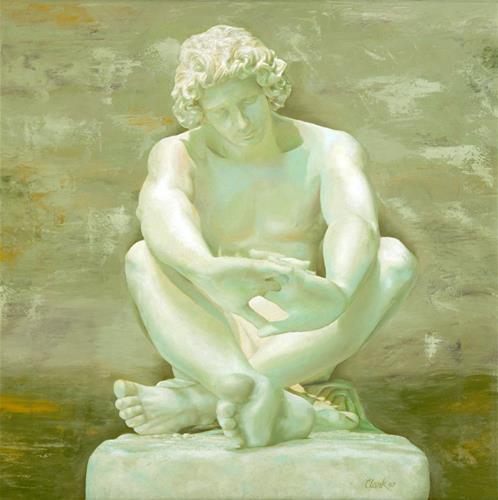 "Contemplation" original fine art by David Clark "Contemplation" original fine art by David Clark