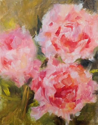 "Peony Study #4" original fine art by Sue Churchgrant "Peony Study #4" original fine art by Sue Churchgrant