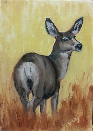 "Mulie Study 1" original fine art by Veronica Brown "Mulie Study 1" original fine art by Veronica Brown