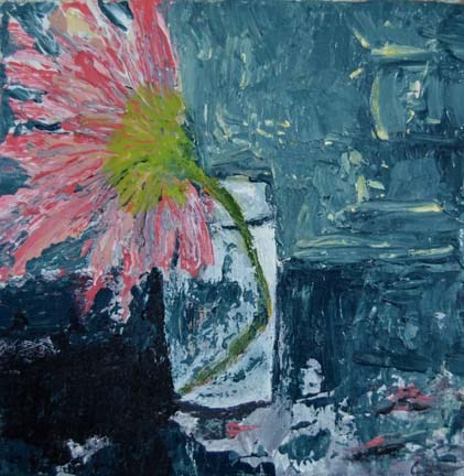 "Flower Series No 5" original fine art by Katie Jeanne Wood "Flower Series No 5" original fine art by Katie Jeanne Wood