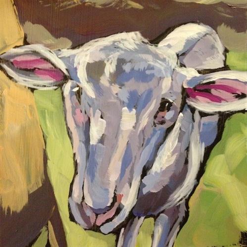 "That Knowing Look" original fine art by Kat Corrigan "That Knowing Look" original fine art by Kat Corrigan