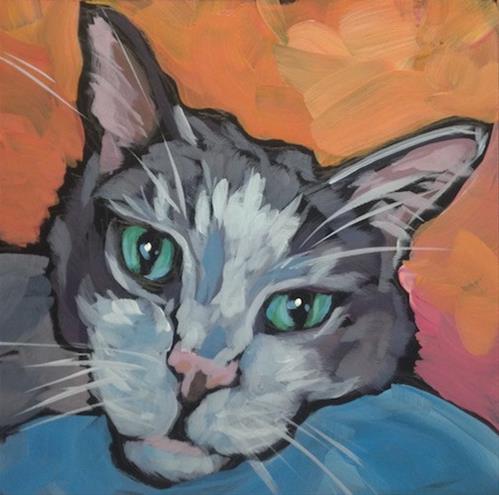 "March 21, Vinnie!" original fine art by Kat Corrigan "March 21, Vinnie!" original fine art by Kat Corrigan