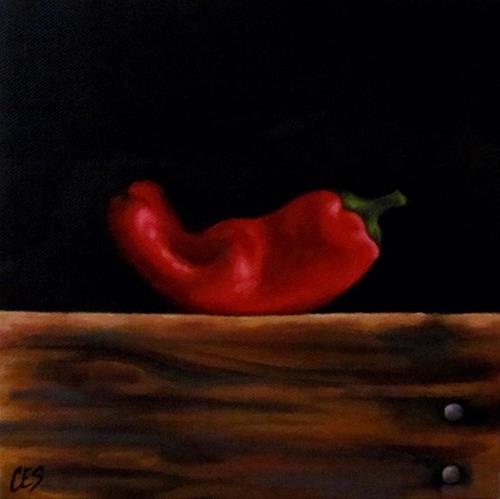 "Hot Chili" original fine art by ~ces~ Christine E. S. Code "Hot Chili" original fine art by ~ces~ Christine E. S. Code