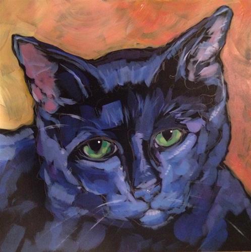 "March 22, Conrad!" original fine art by Kat Corrigan "March 22, Conrad!" original fine art by Kat Corrigan