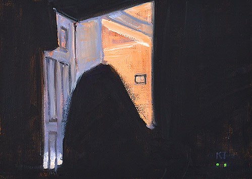 "The Ghost in the Bedroom" original fine art by Kevin Inman "The Ghost in the Bedroom" original fine art by Kevin Inman