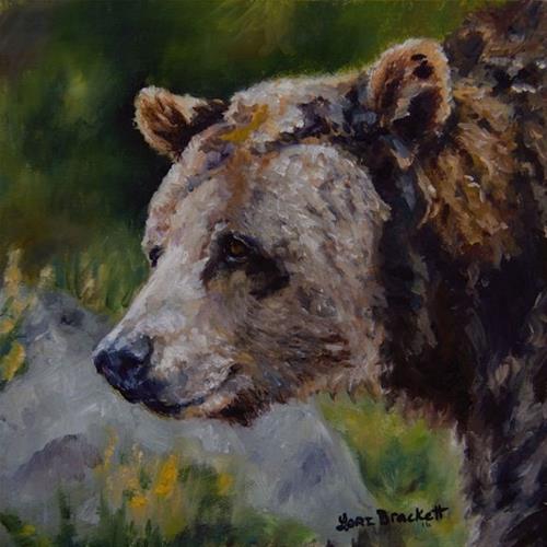 "Silvertip" original fine art by Lori Brackett "Silvertip" original fine art by Lori Brackett