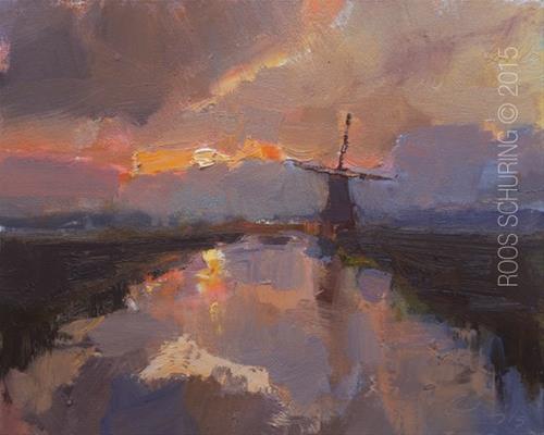"5 in the Morning" original fine art by Roos Schuring "5 in the Morning" original fine art by Roos Schuring