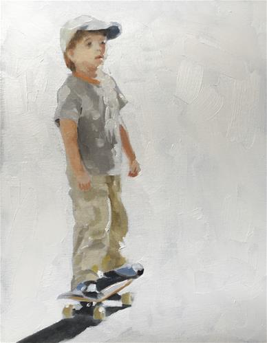 "Skater Boy" original fine art by James Coates "Skater Boy" original fine art by James Coates