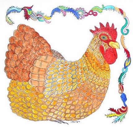"Not A Sitting Duck" original fine art by Susan Medyn "Not A Sitting Duck" original fine art by Susan Medyn
