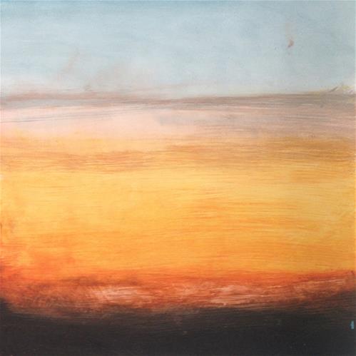 "Sunrise Abstraction" original fine art by Allison Rockwell "Sunrise Abstraction" original fine art by Allison Rockwell