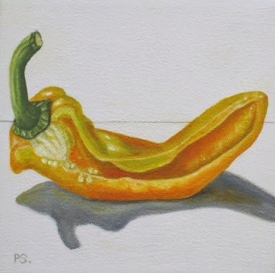 "Pimento Pepper II" original fine art by Pera Schillings "Pimento Pepper II" original fine art by Pera Schillings