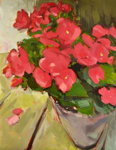 "Coral Blooms" original fine art by Jessica Green "Coral Blooms" original fine art by Jessica Green