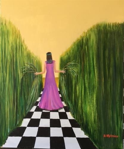"Feeling My Way" original fine art by Barbara Whitmire "Feeling My Way" original fine art by Barbara Whitmire