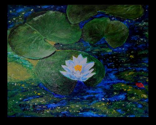 "Indigo Calm" original fine art by Captain B Smith "Indigo Calm" original fine art by Captain B Smith