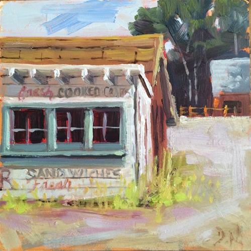 "Fresh Snack Bar" original fine art by Deborah Newman "Fresh Snack Bar" original fine art by Deborah Newman