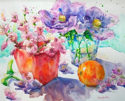 "like one of the family" original fine art by Nora MacPhail "like one of the family" original fine art by Nora MacPhail