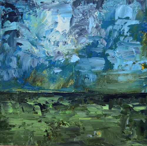 "Oil Landscape Painting No 2" original fine art by Katie Jeanne Wood "Oil Landscape Painting No 2" original fine art by Katie Jeanne Wood