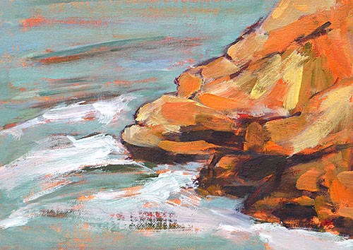 "Cabrillo Plein Air 3" original fine art by Kevin Inman "Cabrillo Plein Air 3" original fine art by Kevin Inman