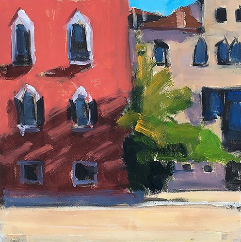 "Campo in Venice" original fine art by Kevin Inman "Campo in Venice" original fine art by Kevin Inman