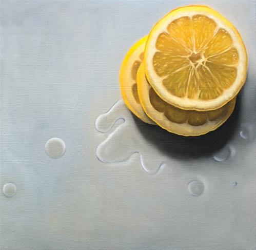 "Lemon Splash" original fine art by Lauren Pretorius "Lemon Splash" original fine art by Lauren Pretorius