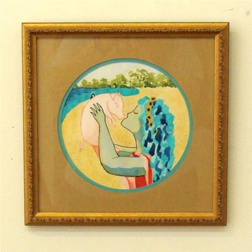 "Circe Study" original fine art by Bonnie Fillenwarth "Circe Study" original fine art by Bonnie Fillenwarth