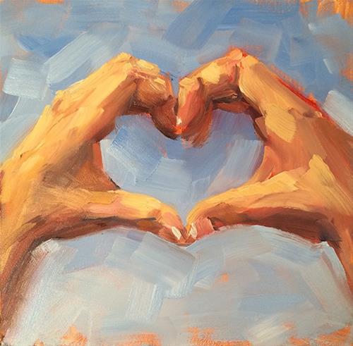 "Big Love" original fine art by Deborah Newman "Big Love" original fine art by Deborah Newman