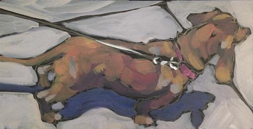 "Ear Wings And Shadow" original fine art by Kat Corrigan "Ear Wings And Shadow" original fine art by Kat Corrigan