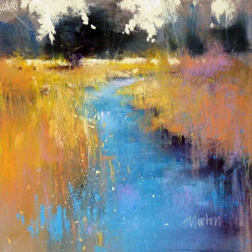 "Study for Golden Afternoon III" original fine art by Barbara Benedetti Newton "Study for Golden Afternoon III" original fine art by Barbara Benedetti Newton