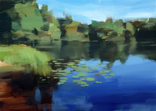 "Autumn Cove on Lake Monomonac, NH" original fine art by Michael William "Autumn Cove on Lake Monomonac, NH" original fine art by Michael William