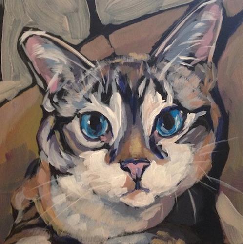 "March 5, Tango" original fine art by Kat Corrigan "March 5, Tango" original fine art by Kat Corrigan