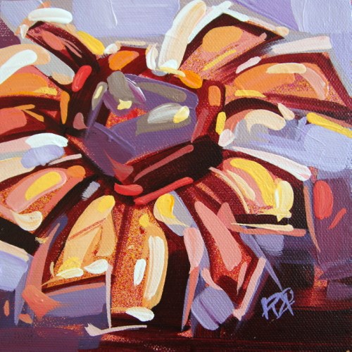 "Flower Abstraction 206" original fine art by Roger Akesson "Flower Abstraction 206" original fine art by Roger Akesson