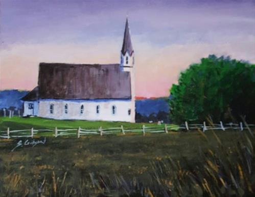 "Sunrise over Ricketts" original fine art by Steve Gibson "Sunrise over Ricketts" original fine art by Steve Gibson