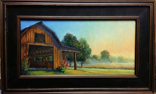 "Sanders Sunrise" original fine art by Veronica Brown "Sanders Sunrise" original fine art by Veronica Brown
