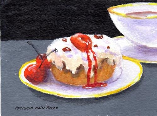 "Sweet Treat" original fine art by Patricia Ann Rizzo "Sweet Treat" original fine art by Patricia Ann Rizzo