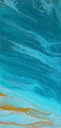 "Contemporary Abstract Seascape Painting,Coastal Art Poised in the Storm - Mini# 1 by International" original fine art by Kimberly Conrad "Contemporary Abstract Seascape Painting,Coastal Art Poised in the Storm - Mini# 1 by International" original fine art by Kimberly Conrad