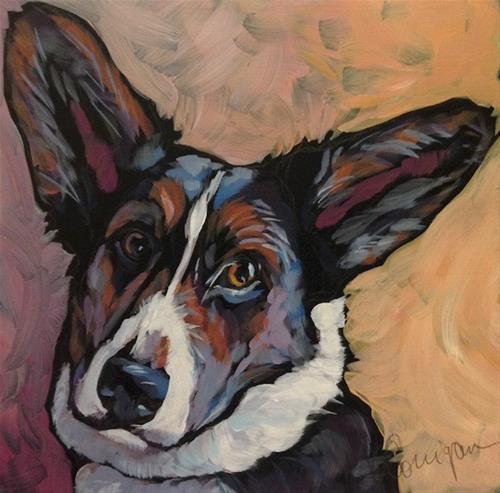 "Cecil, Again" original fine art by Kat Corrigan "Cecil, Again" original fine art by Kat Corrigan