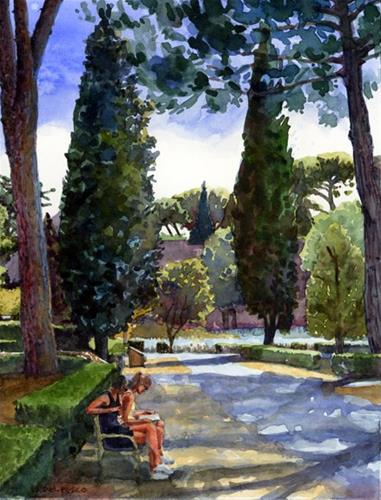 "Watercolor: Baths at Caracalla & an Etsy art sale" original fine art by Belinda Del Pesco "Watercolor: Baths at Caracalla & an Etsy art sale" original fine art by Belinda Del Pesco
