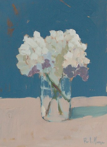 "White Hydrangea" original fine art by Pamela Munger "White Hydrangea" original fine art by Pamela Munger