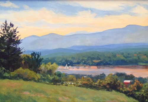 "Summer Afternoon at Olana" original fine art by Jamie Williams Grossman "Summer Afternoon at Olana" original fine art by Jamie Williams Grossman